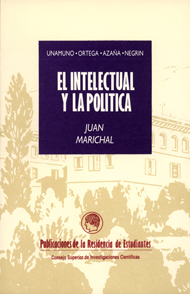 El intelectual y la política en España (1898 -1936)